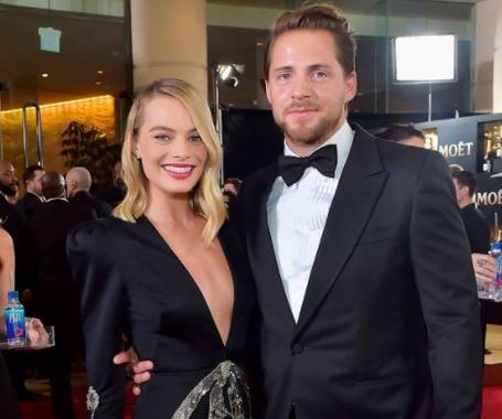 Sarie Kessler daughter Margot Robbie and son-in-law Tom Ackerley.